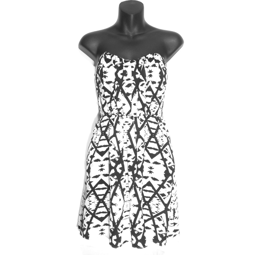 NWT Rieley 100% Silk Strapless Mini Dress